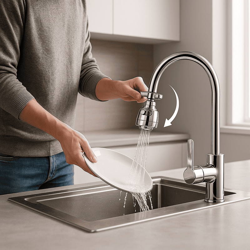 Flex360 - Bico 360° Giratório Adaptador De Torneira